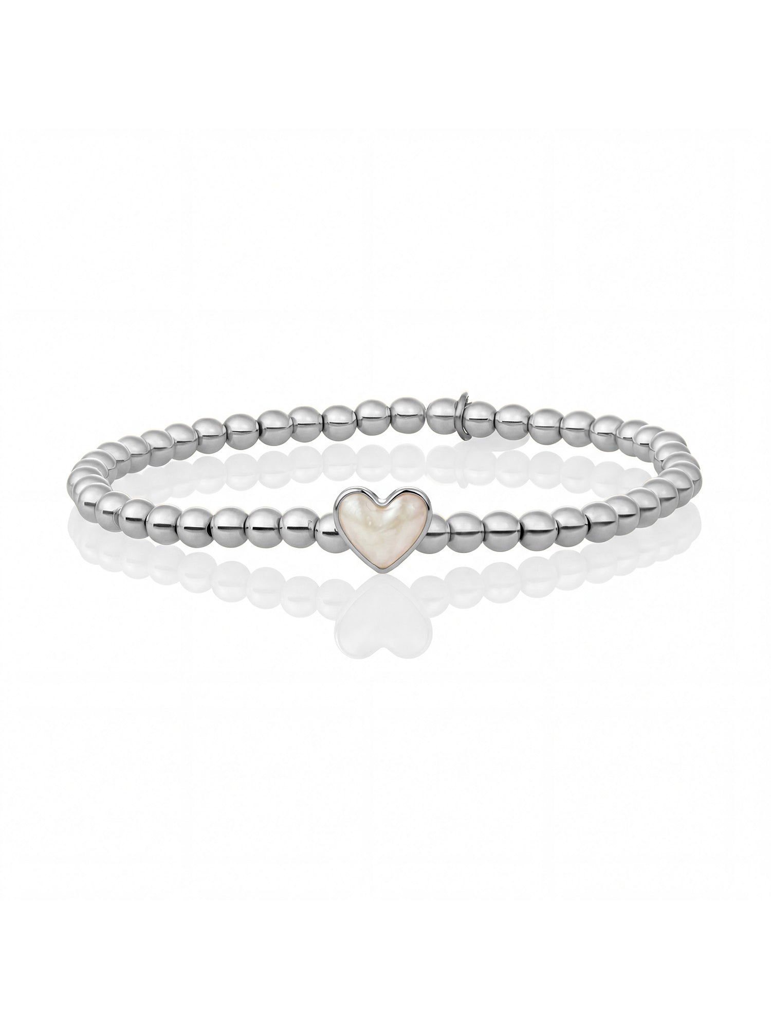 Limited Mom Armband Pearl Emaille - Rhodium Plated