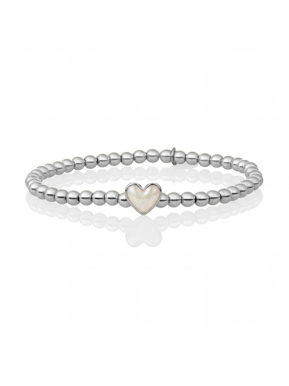 Limited Mom Armband Pearl Emaille - Rhodium Plated