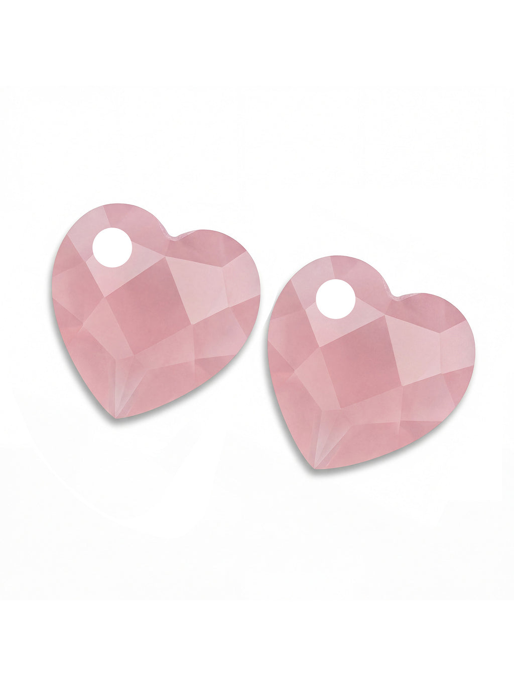 Oorbel Edelstenen Heart Pink Opalite - Oorbel Edelstenen Heart Pink Opalite