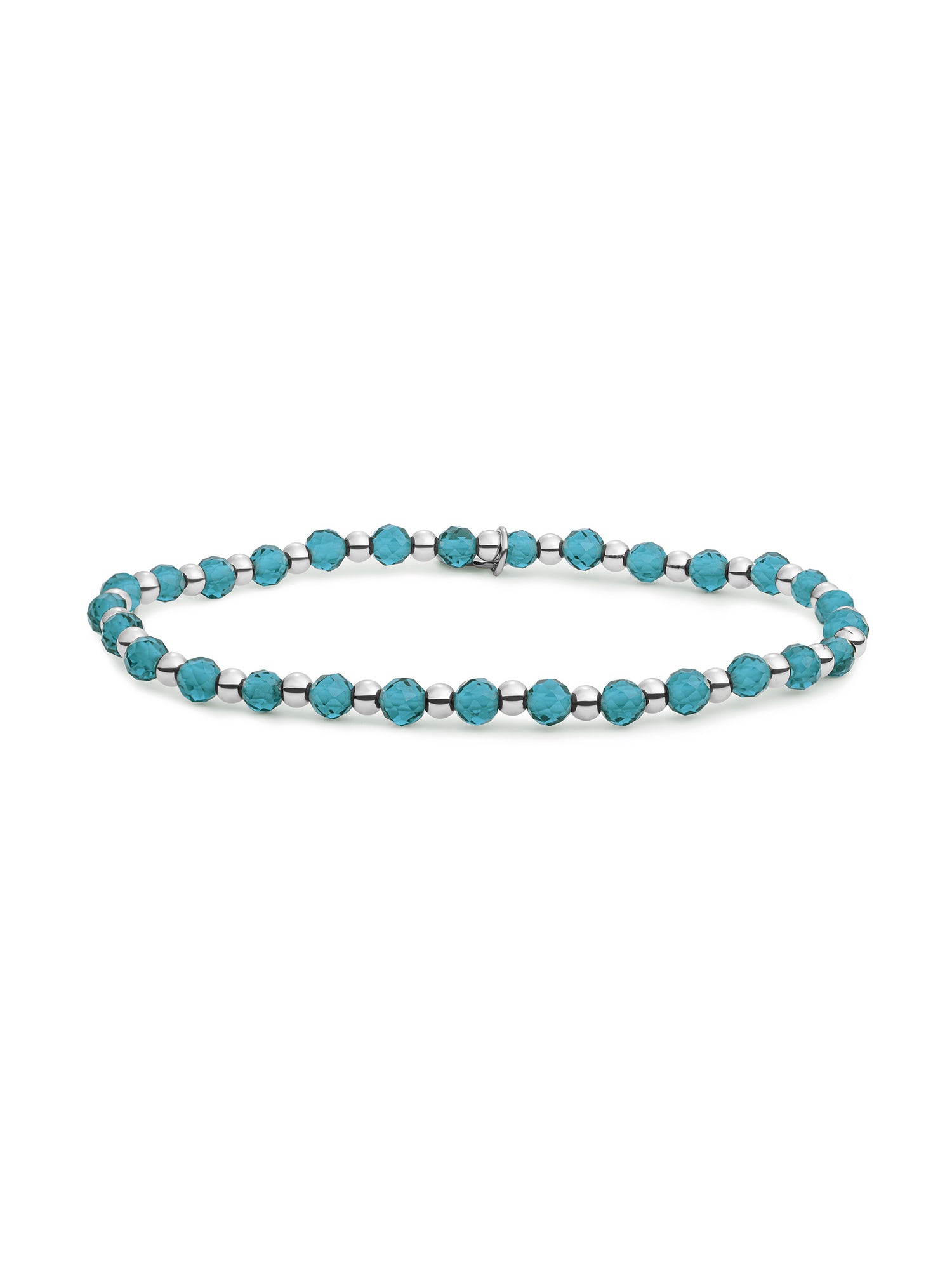 Interstellar Armband Turquoise Quartz - Rhodium Plated