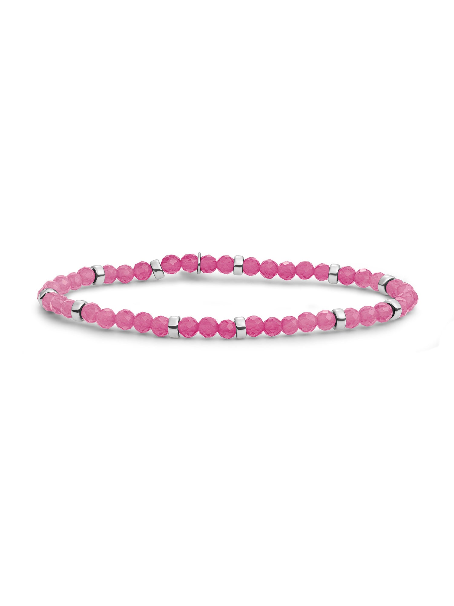 Roundel Interstellar Armband Candy Jade - Rhodium Plated