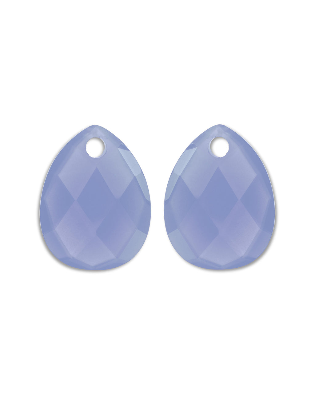 Oorbel Edelstenen Afterglow Milky Blue Jade - Oorbel Edelstenen Afterglow Milky Blue Jade