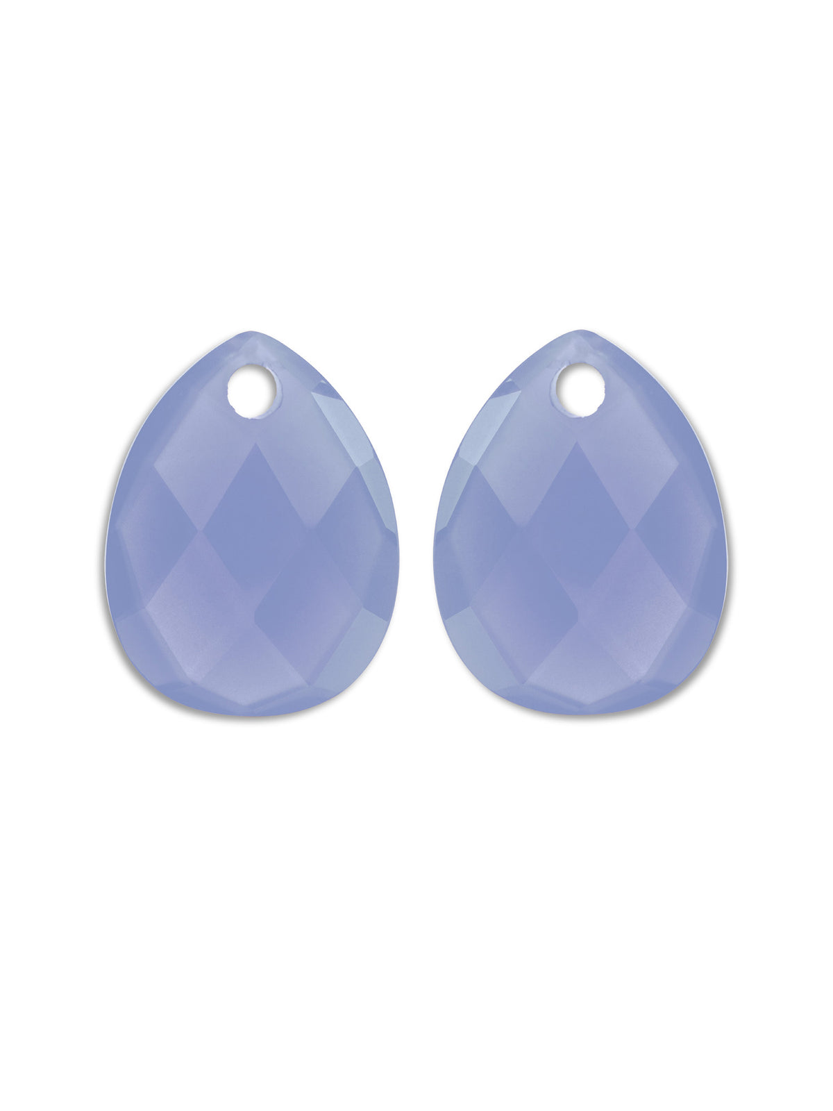 Oorbel Edelstenen Afterglow Milky Blue Jade - Oorbel Edelstenen Afterglow Milky Blue Jade