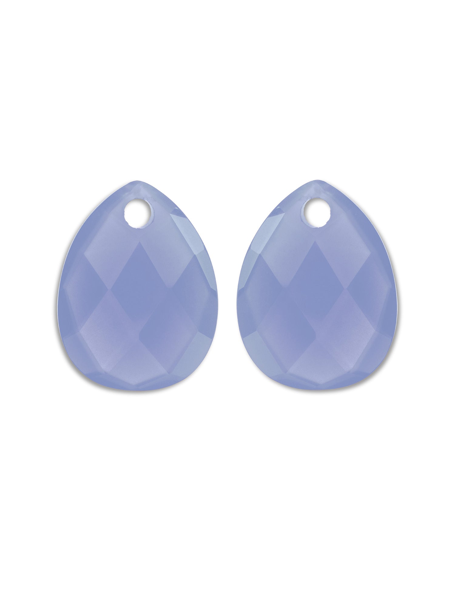 Oorbel Edelstenen Afterglow Milky Blue Jade - Oorbel Edelstenen Afterglow Milky Blue Jade