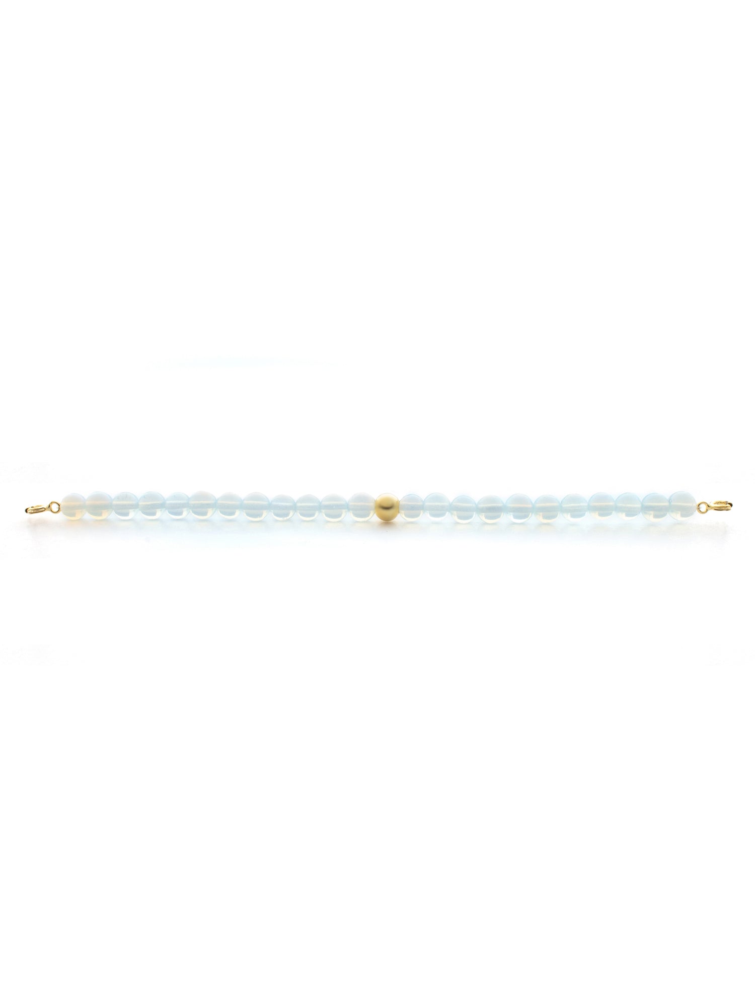 Gold Clasp - Bracelet 6mm Opalite - Gold Clasp - Bracelet 6mm Opalite