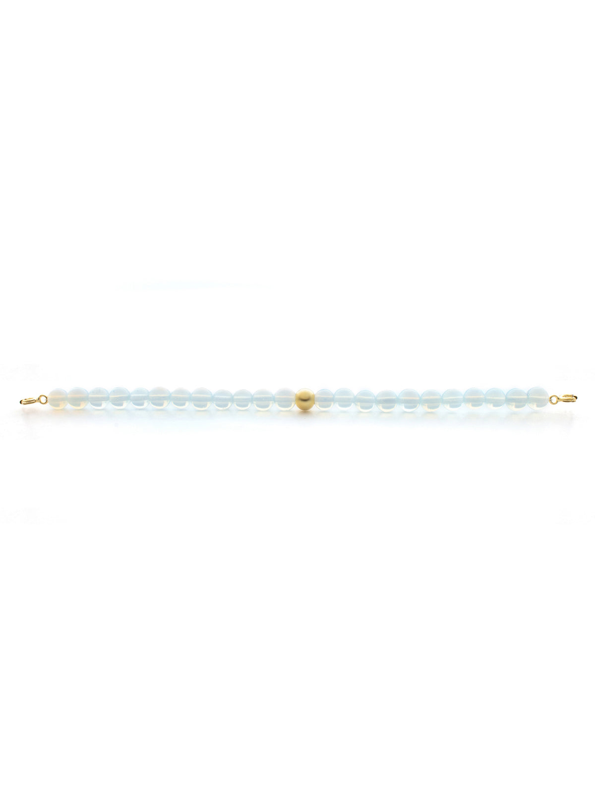 Gold Clasp - Bracelet 6mm Opalite - Gold Clasp - Bracelet 6mm Opalite