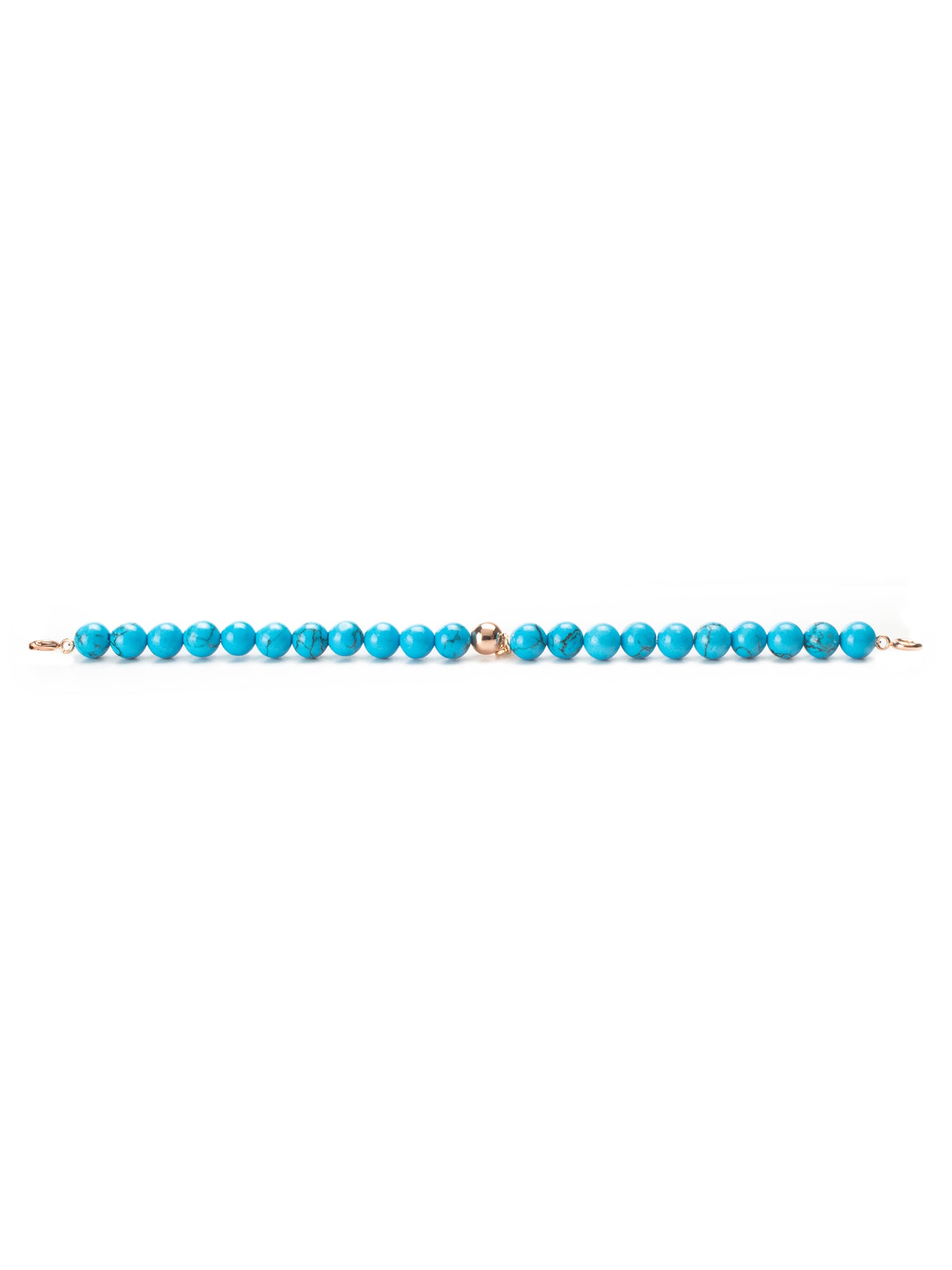 Rose Gold Clasp - Bracelet 6mm Turkenite - Rose Gold Clasp - Bracelet 6mm Turkenite