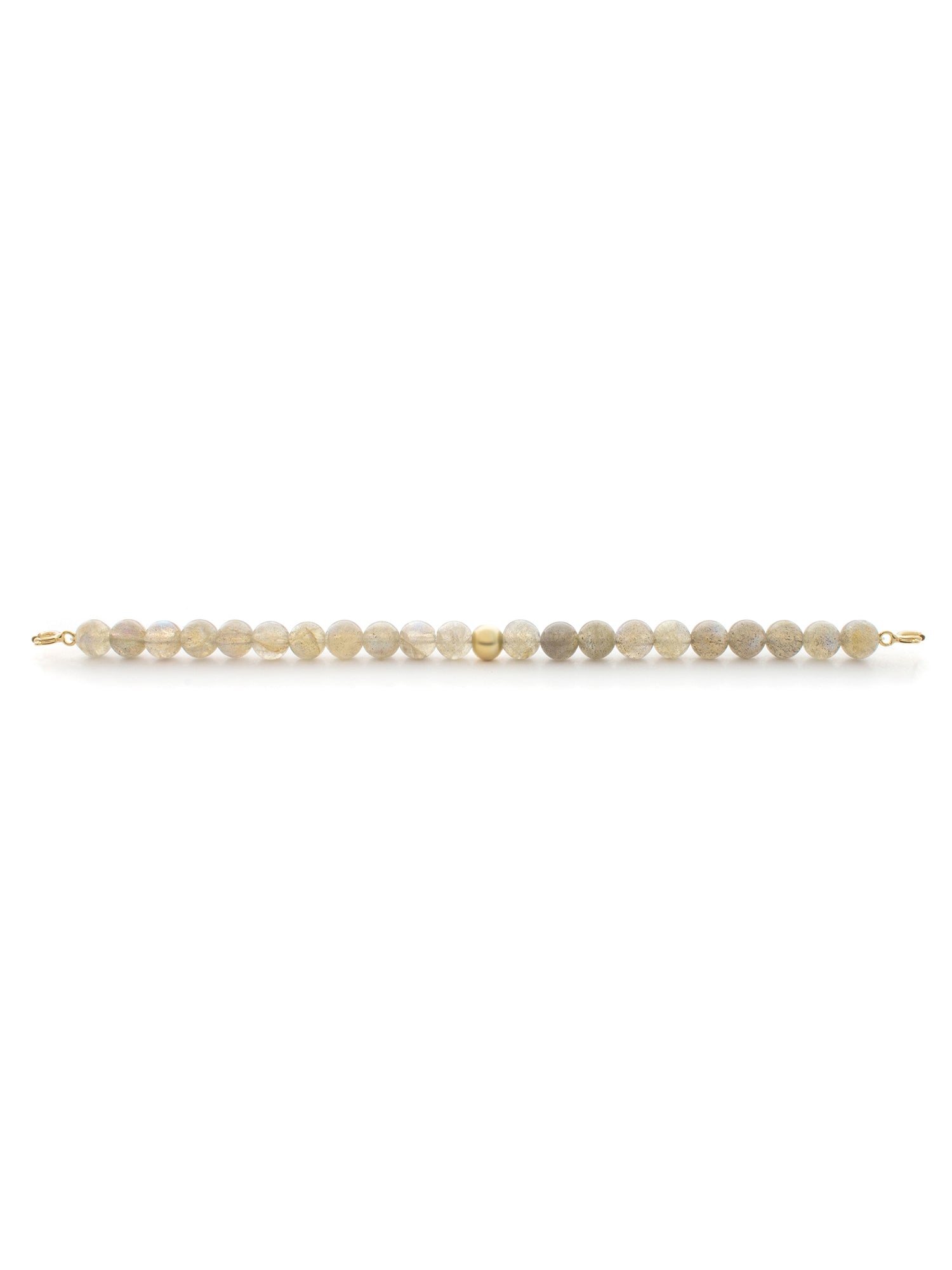 Gold Clasp - Bracelet 6mm Labradorite - Gold Clasp - Bracelet 6mm Labradorite