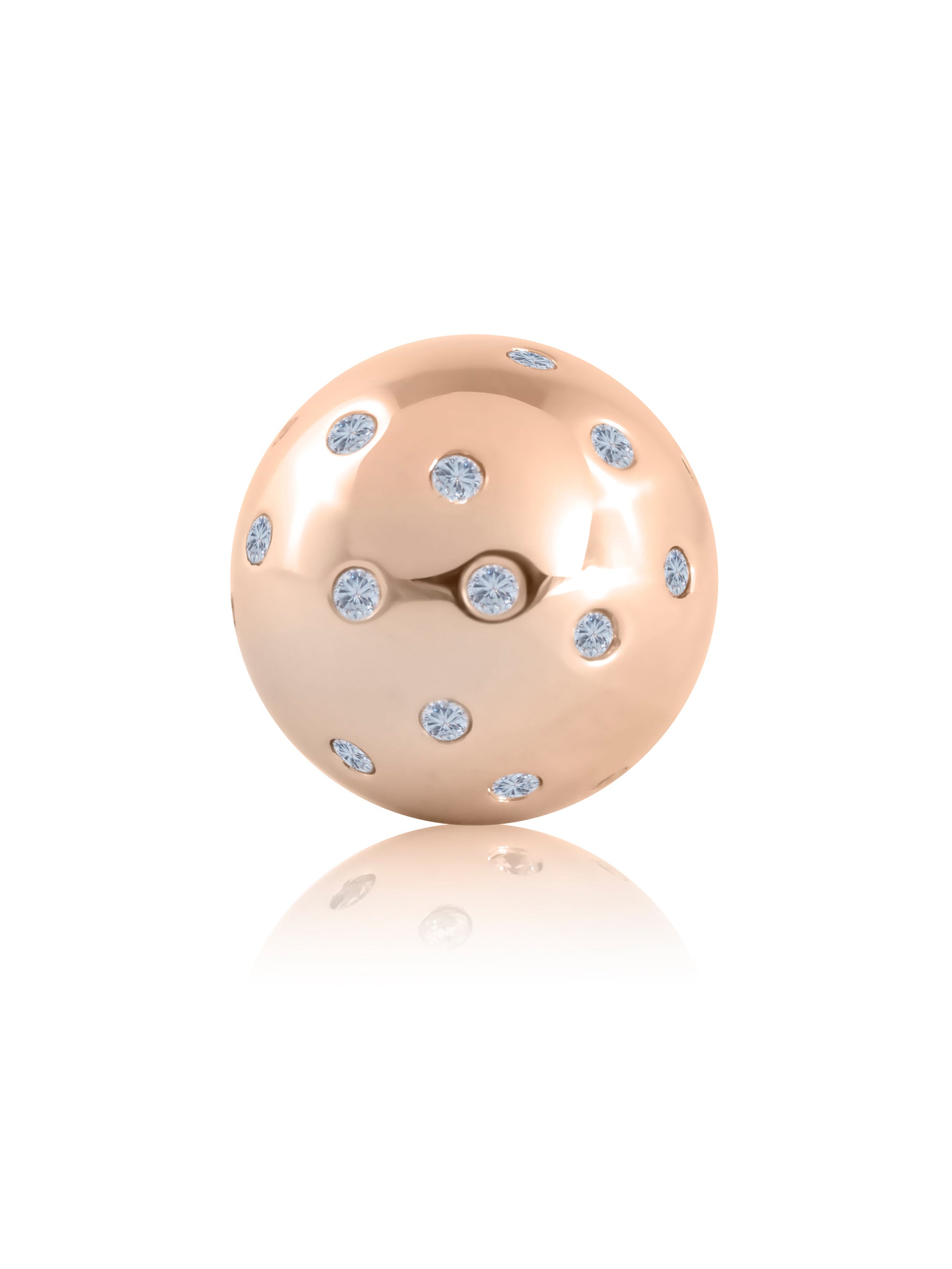 Rose Gold - Flush set - Clear CZ - Rose Gold - Flush set - Clear CZ