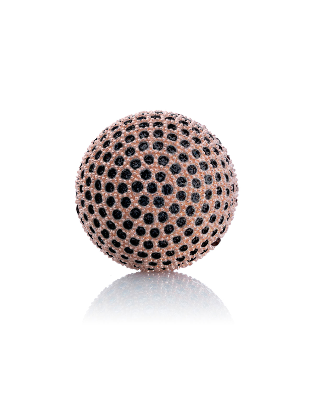 14 mm Rose Gold - Micro Pavé set - Black CZ - 14 mm Rose Gold - Micro Pavé set - Black CZ