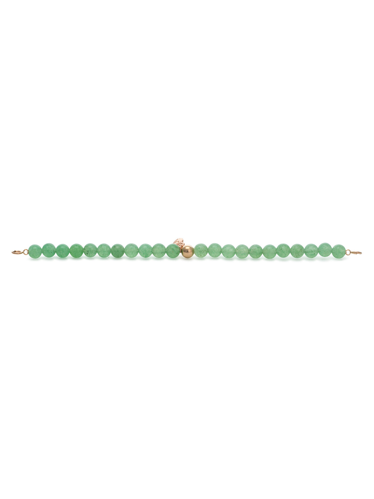 Rose gold Clasp - Bracelet 6mm Green Aventurine - Rose gold Clasp - Bracelet 6mm Green Aventurine