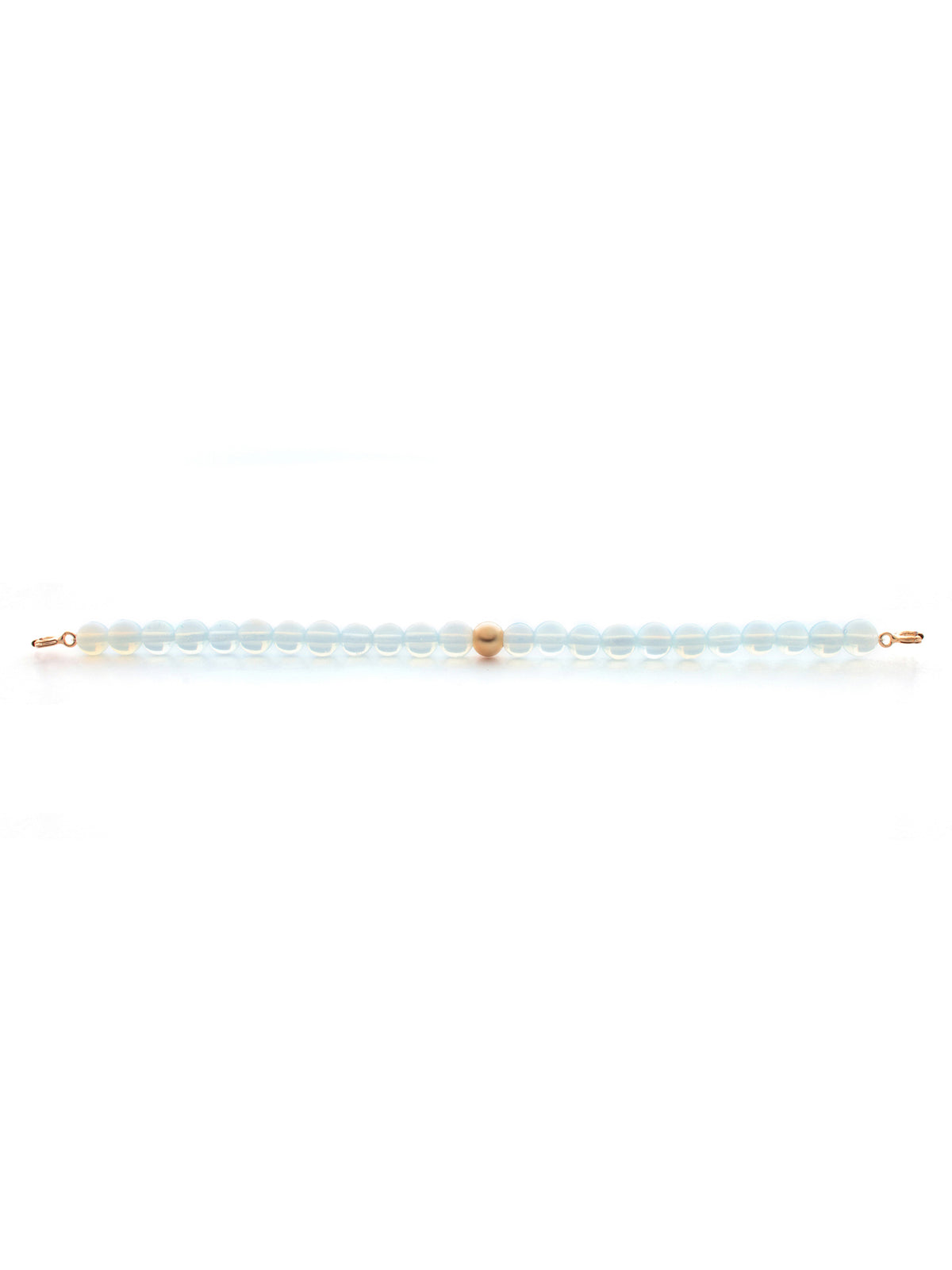 Rose Gold Clasp - Bracelet 6mm Opalite - Rose Gold Clasp - Bracelet 6mm Opalite