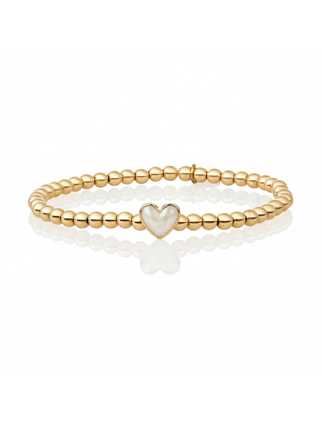Limited Mom Armband Pearl Emaille - Gold Plated