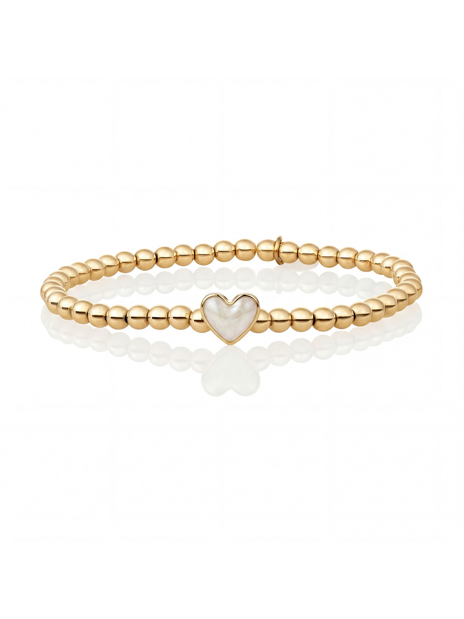 Limited Mom Armband Pearl Emaille - Gold Plated