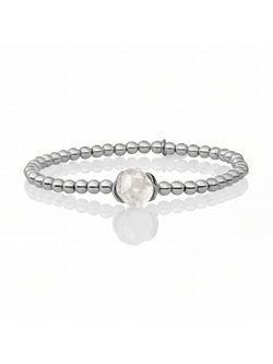 Limited Alpe Armband Mountain Crystal - Rhodium Plated