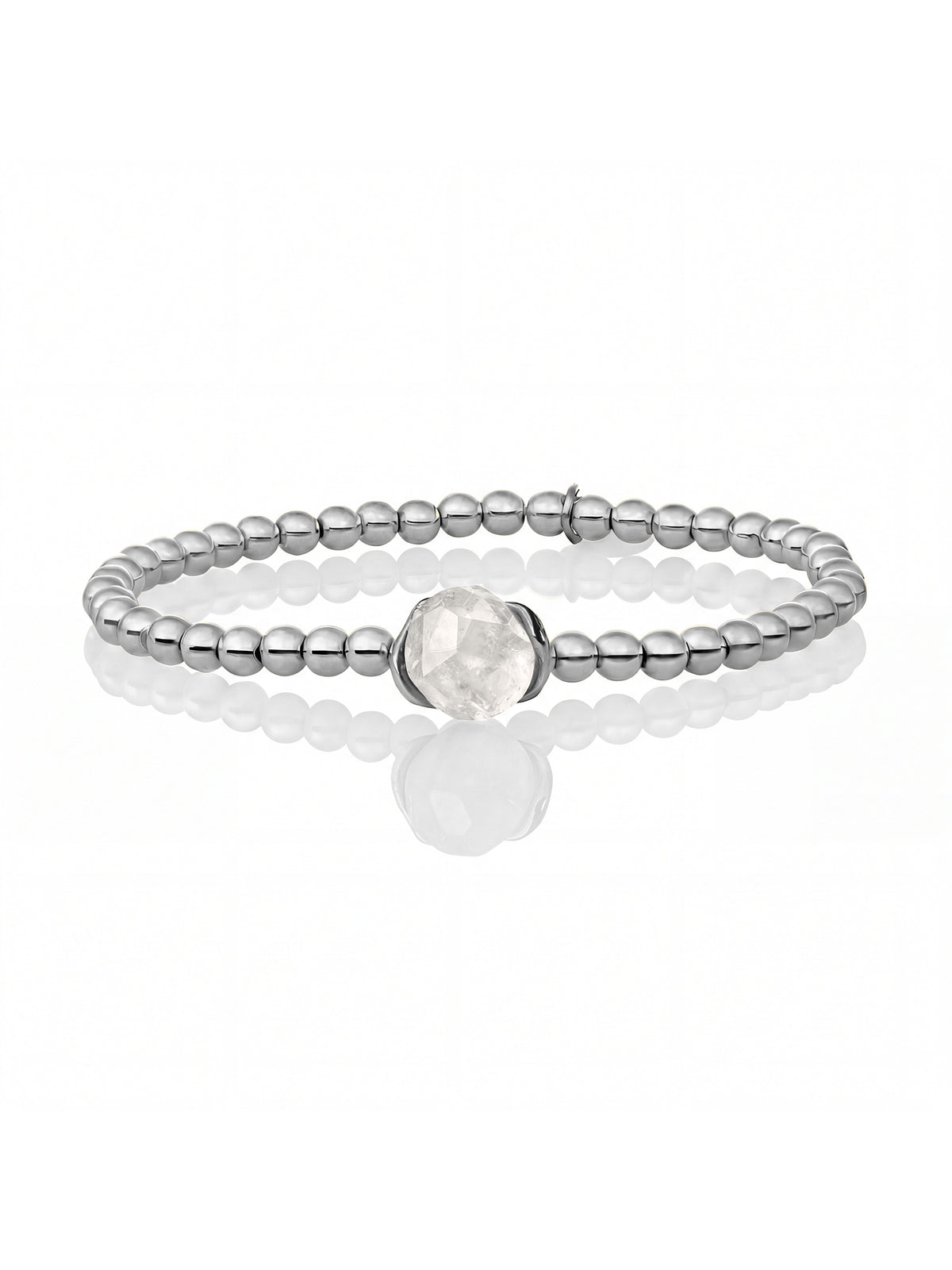 Limited Alpe Armband Mountain Crystal - Rhodium Plated