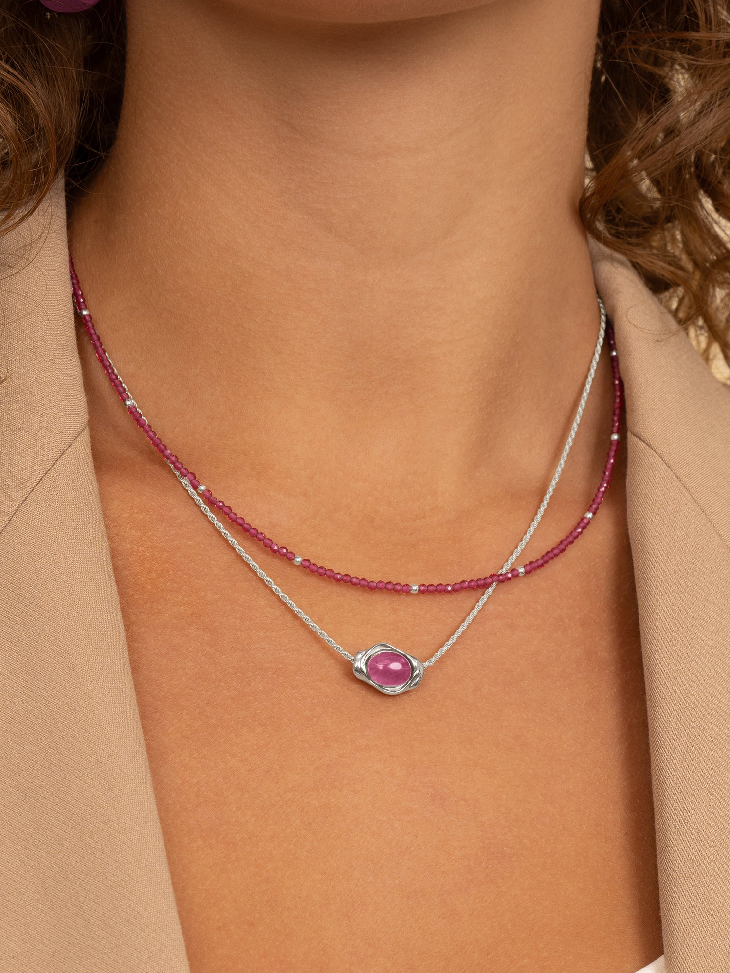 Flow Pendant Candy Jade