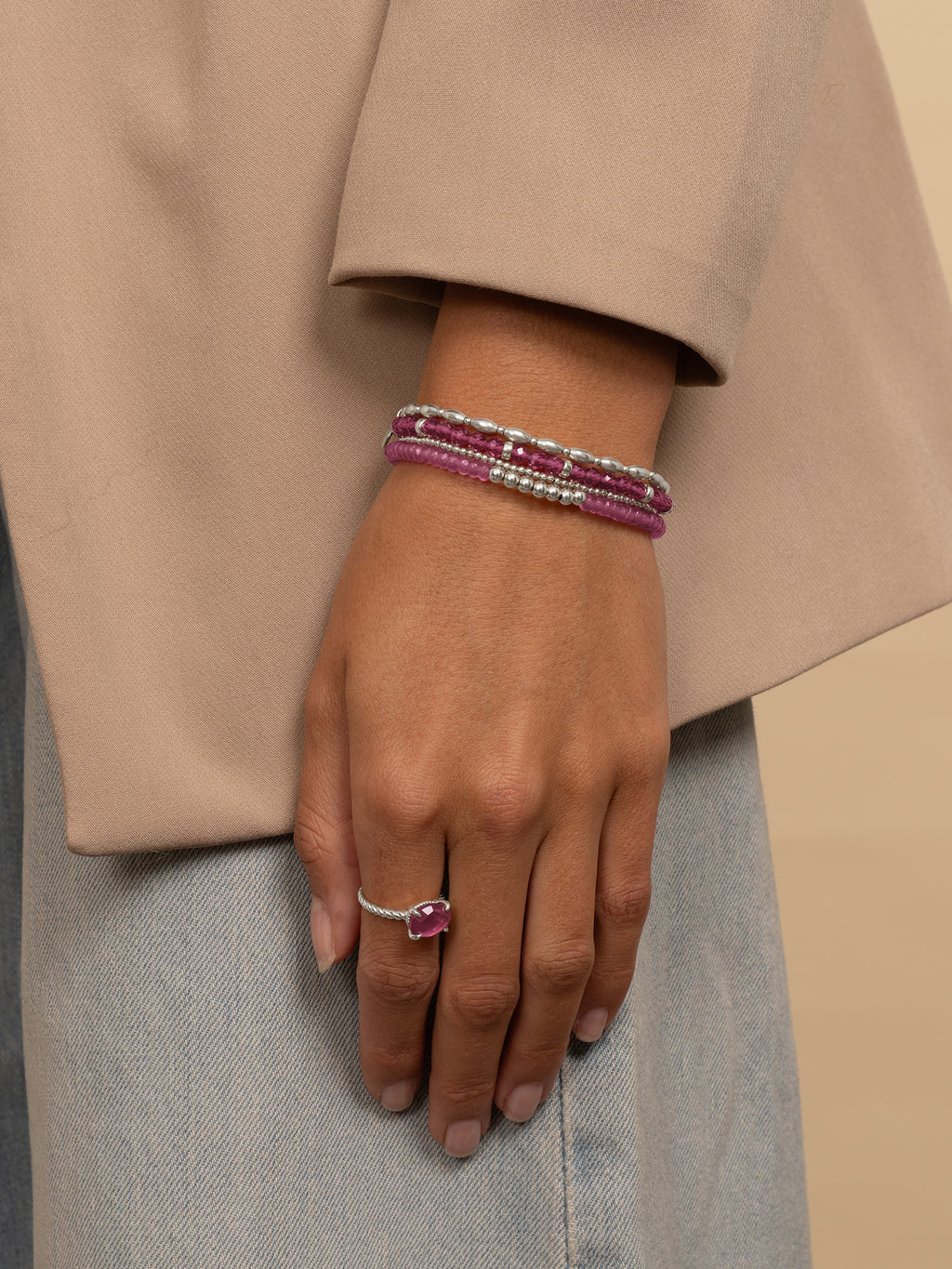 Roundel Interstellar Armband Candy Jade