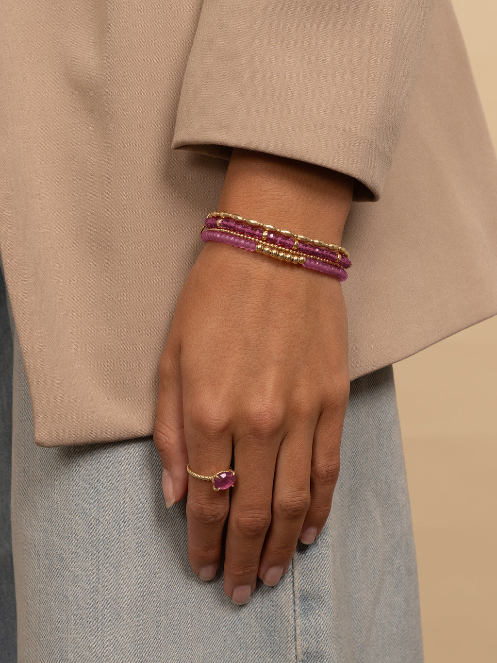 Roundel Interstellar Armband Candy Jade