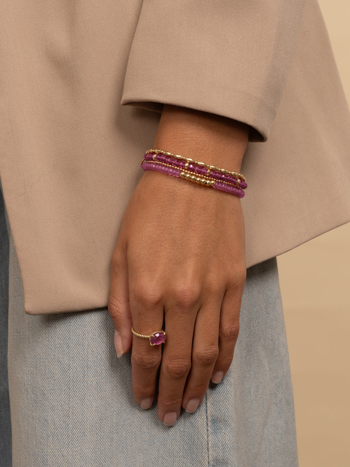 Roundel Interstellar Armband Candy Jade