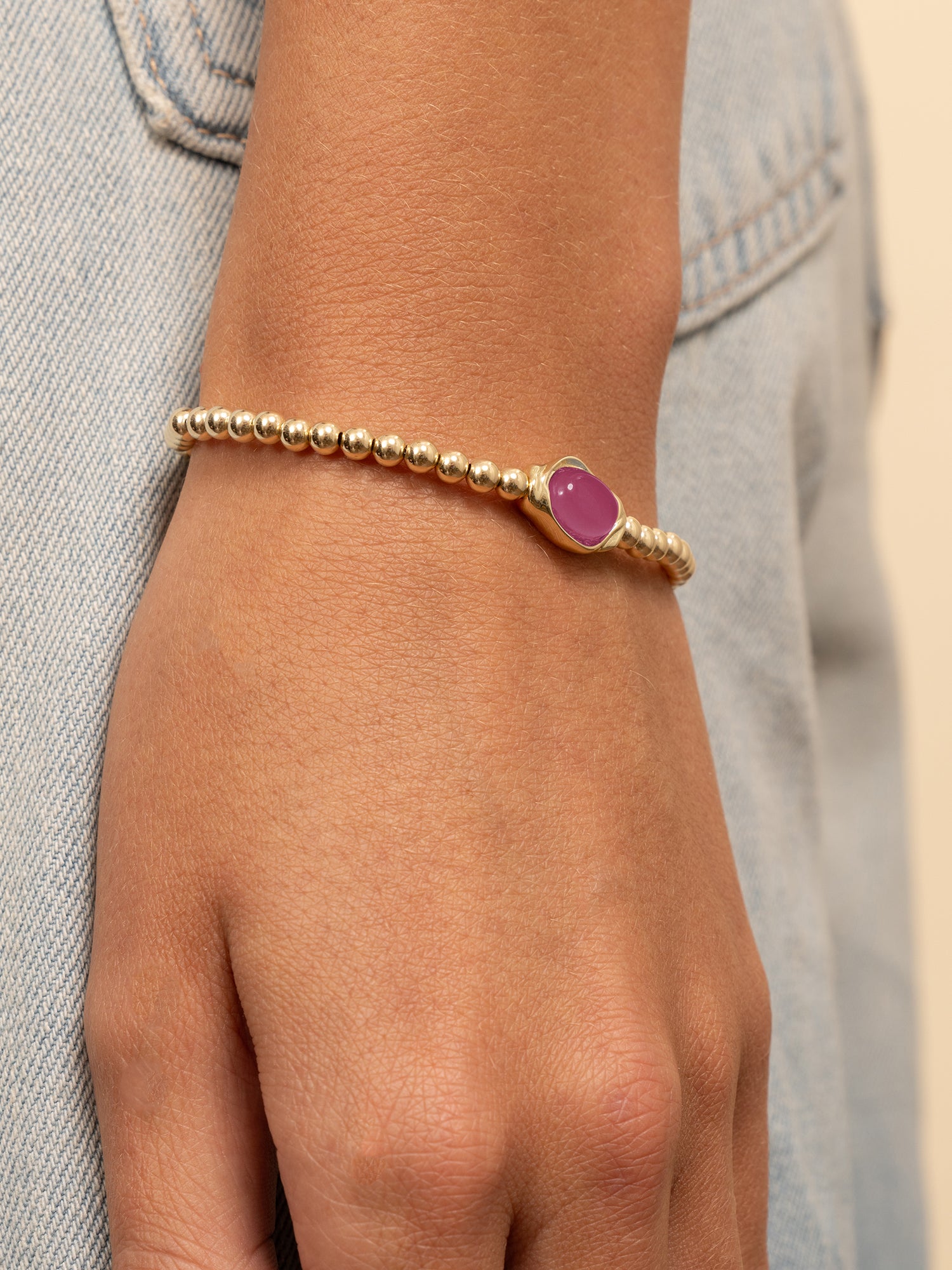 Flow Armband Candy Jade