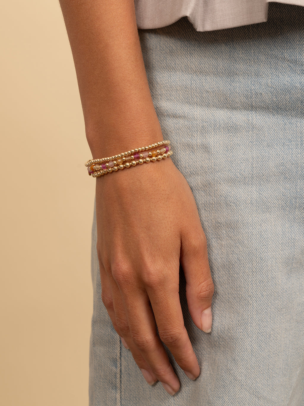 Interstellar Armband Multi Gem - Sunset