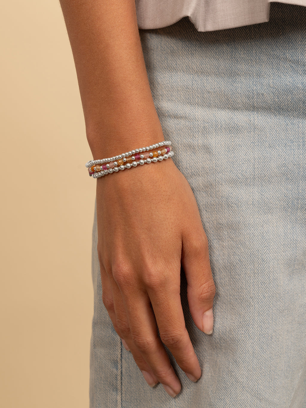 Interstellar Armband Multi Gem - Sunset