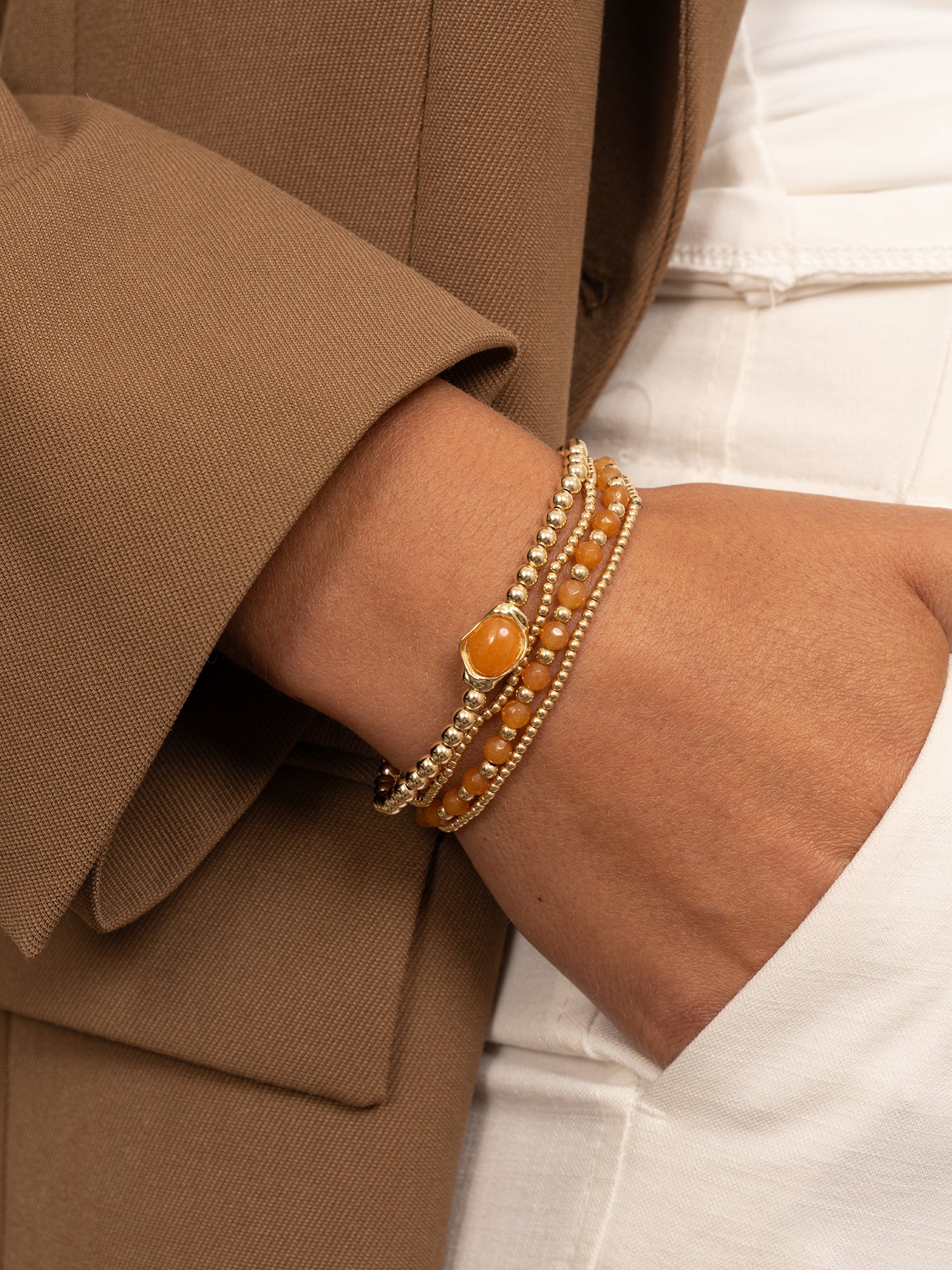 Flow Armband Red Aventurine