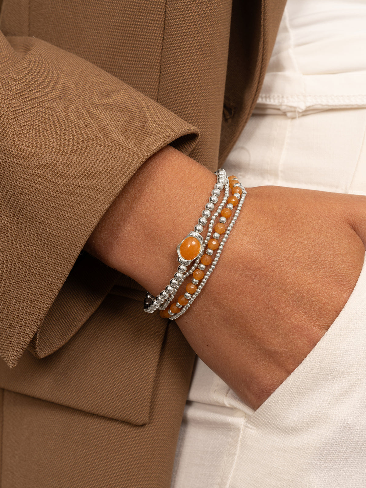 Flow Armband Red Aventurine