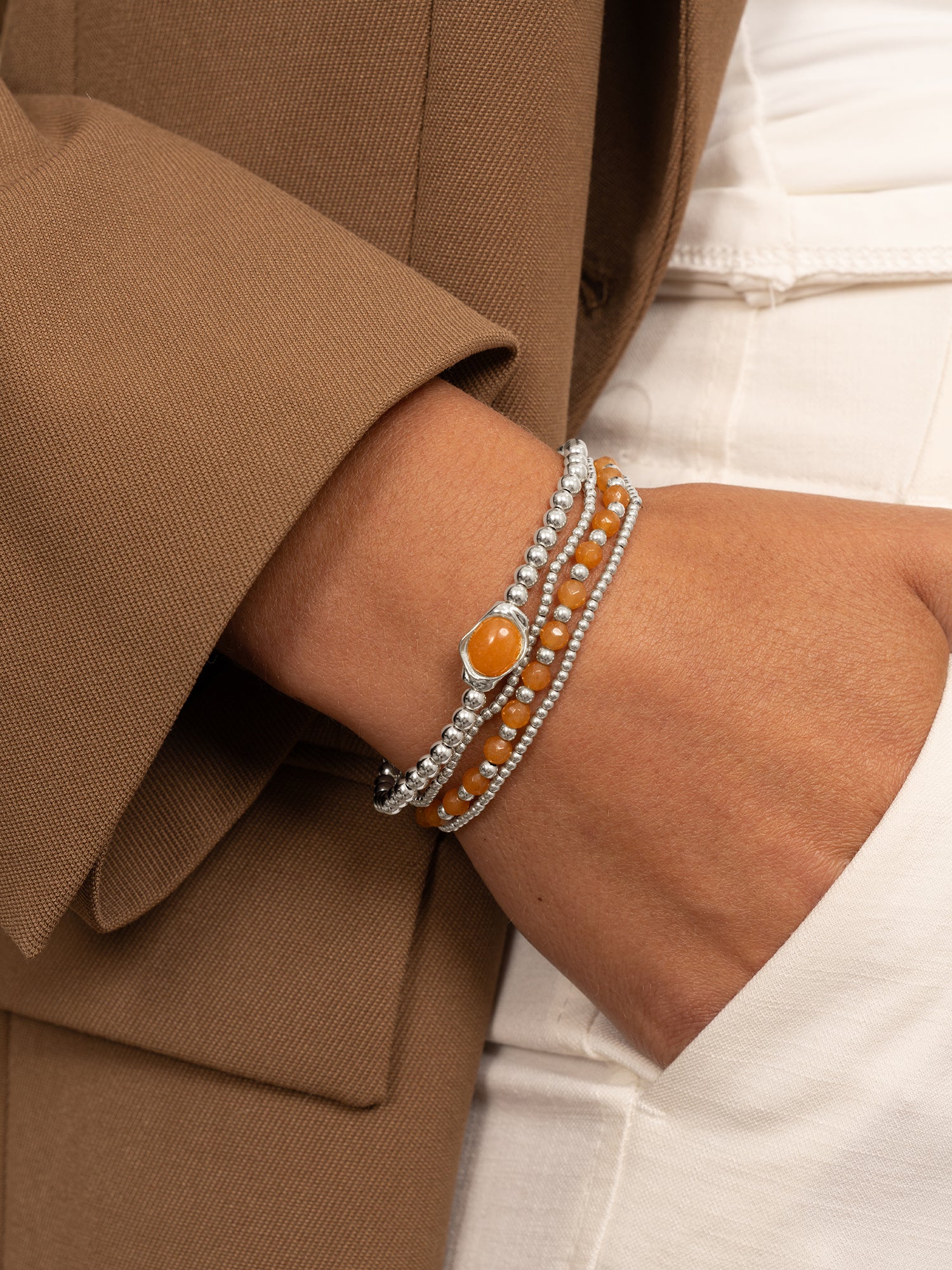 Flow Armband Red Aventurine