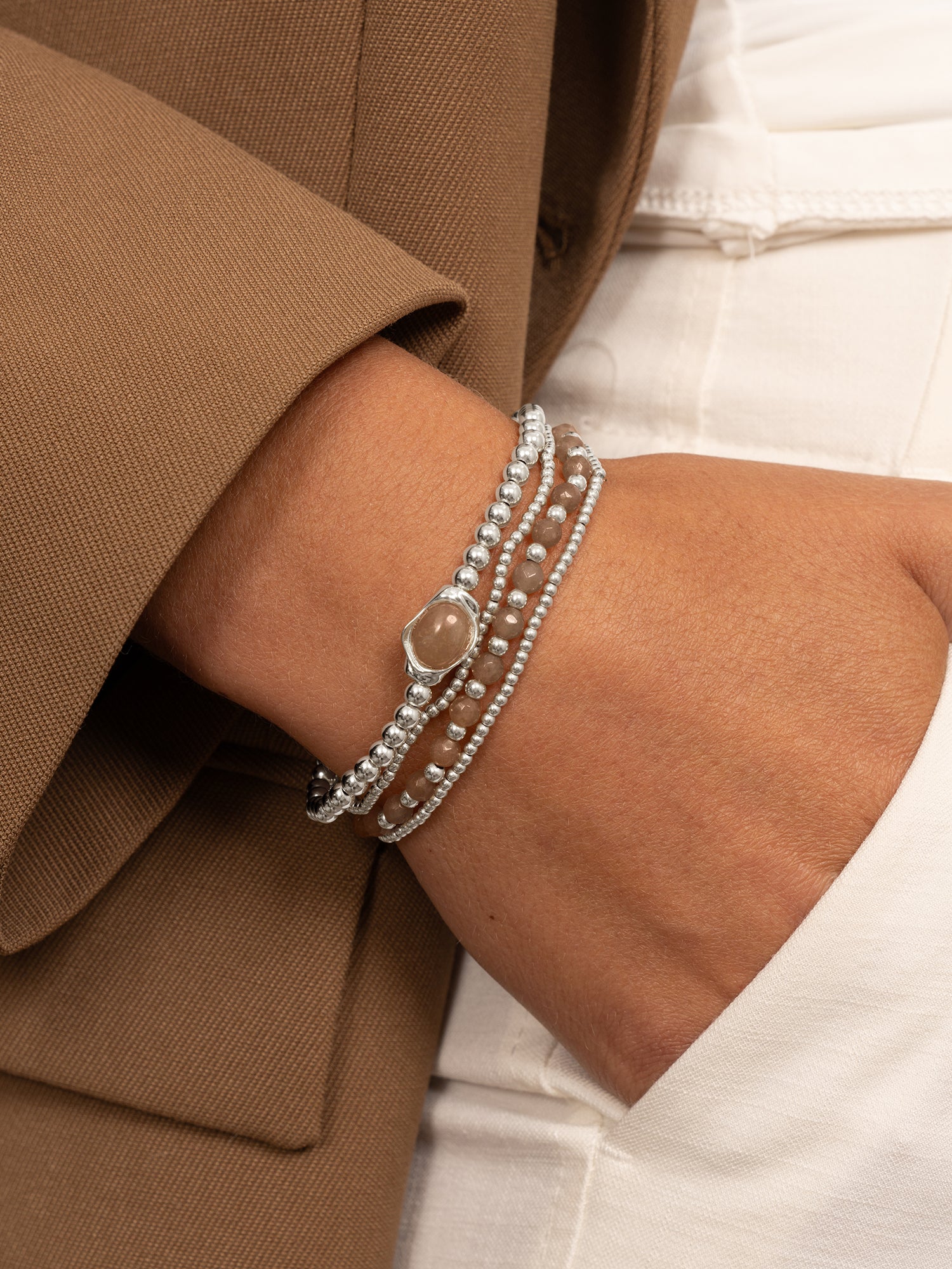 Flow Armband Smoky Quartz