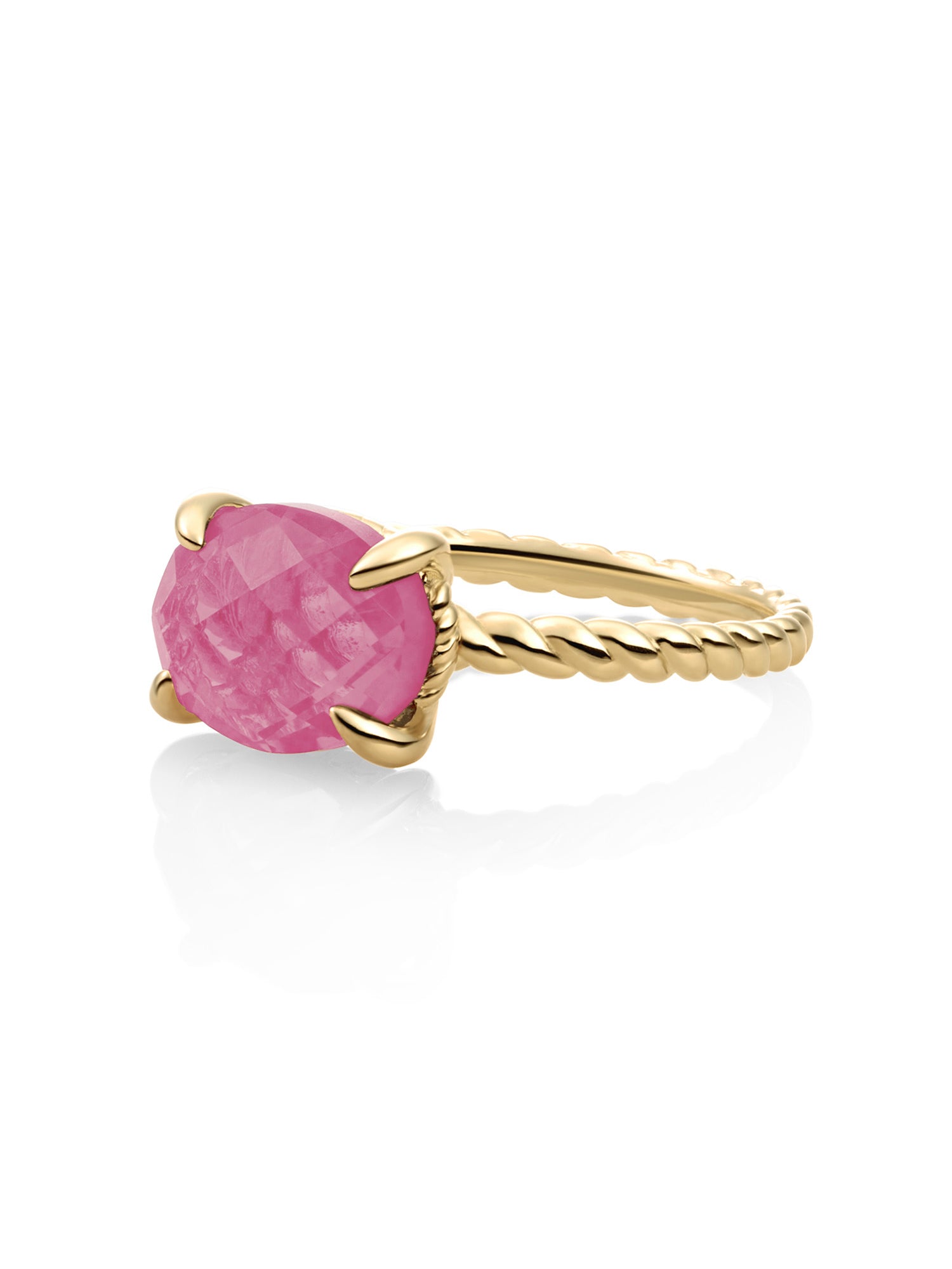 Twist Ring Candy Jade 9K Goud - 58
