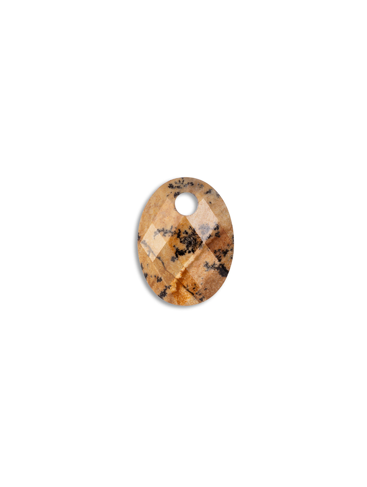 Pendant Edelsteen Medium Oval Landscape Jasper - Pendant Edelsteen Medium Oval Landscape Jasper