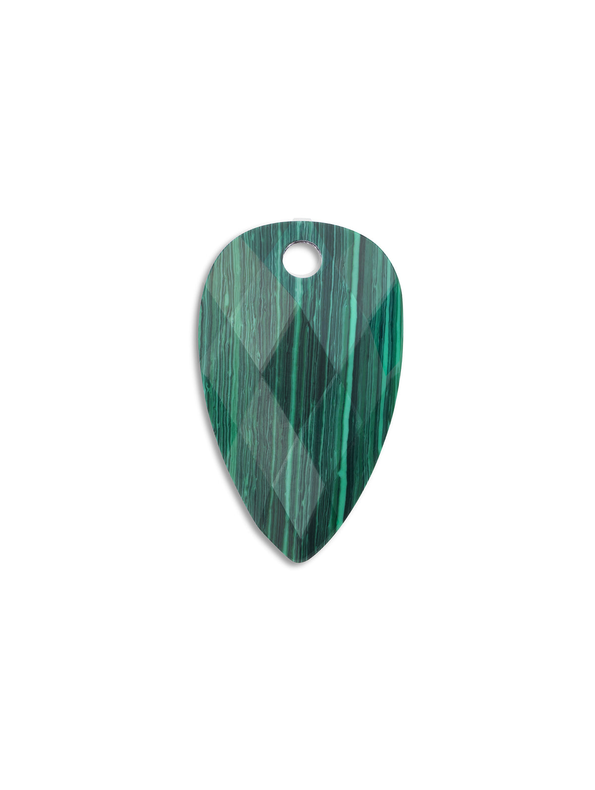 Pendant Edelsteen Blossom Malachite - Pendant Edelsteen Blossom Malachite