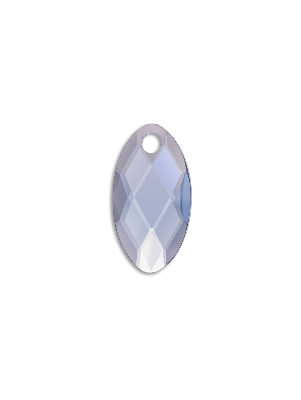 Pendant Edelsteen Leaf Ice Blue Quartz - Pendant Edelsteen Leaf Ice Blue Quartz