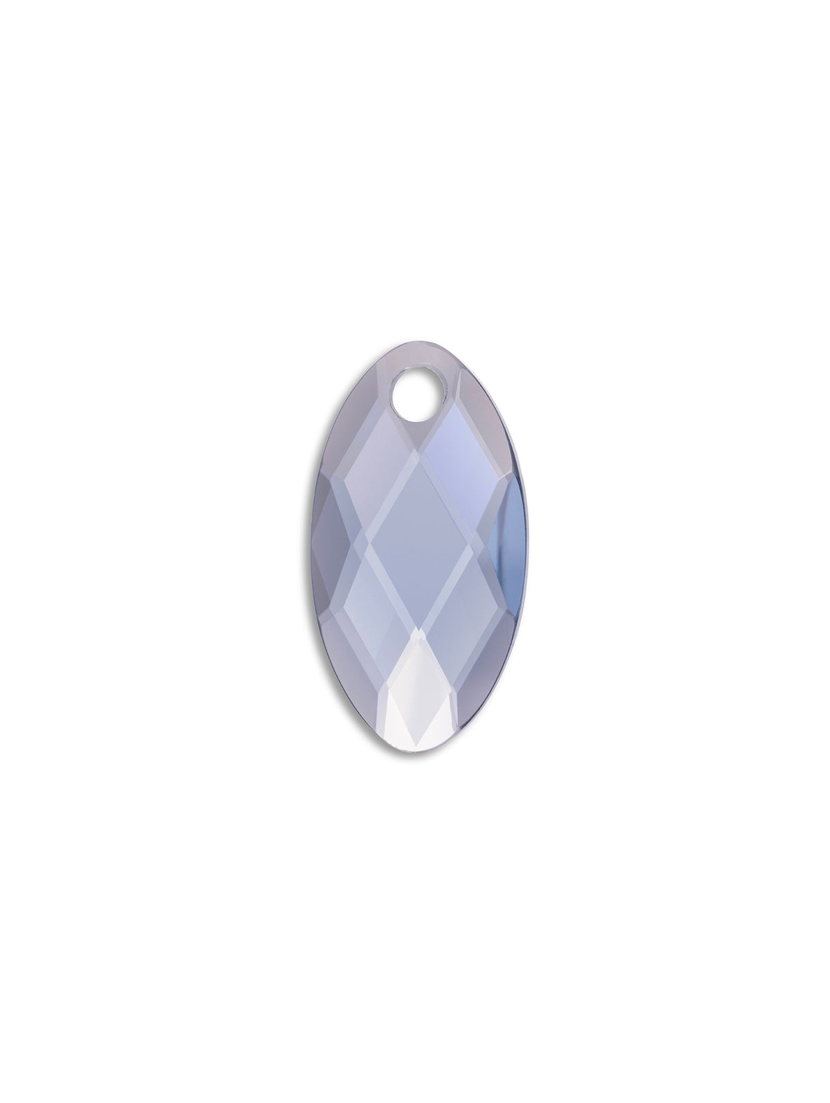 Pendant Edelsteen Leaf Ice Blue Quartz - Pendant Edelsteen Leaf Ice Blue Quartz