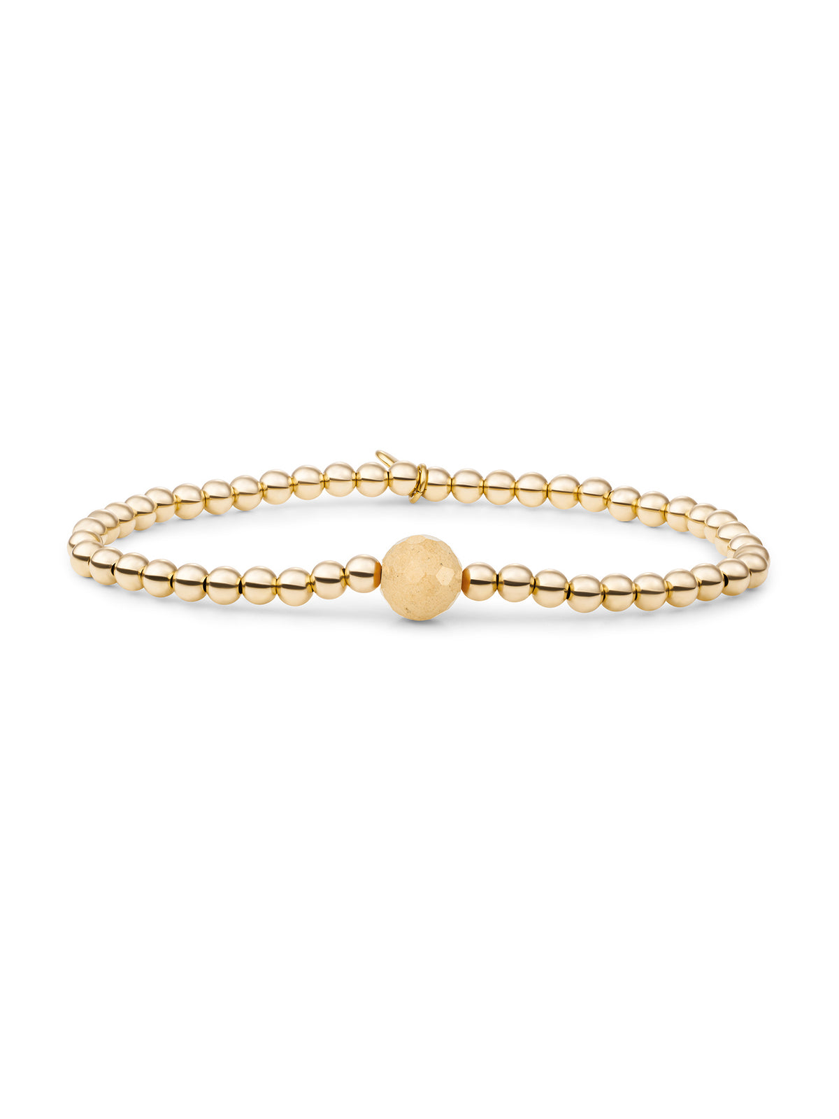 Core Armband Buttery Jade - Gold Plated
