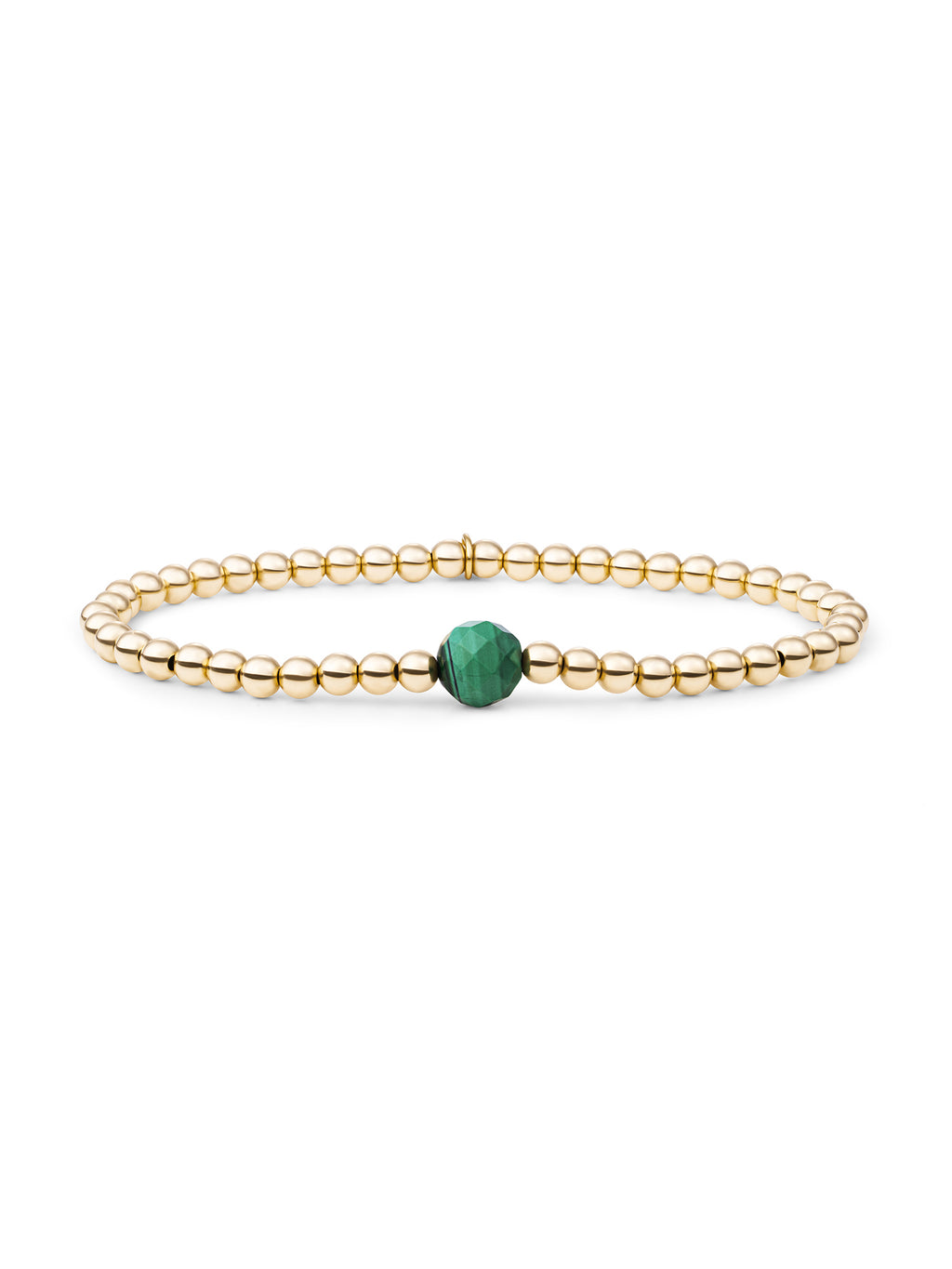 Core Armband Malachite - Gold Plated