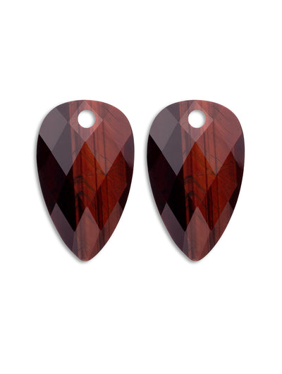 Oorbel Edelstenen Blossom Red Tiger Eye - Oorbel Edelstenen Blossom Red Tiger Eye