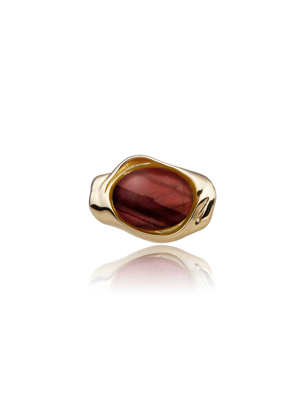Flow Pendant Red Tiger Eye