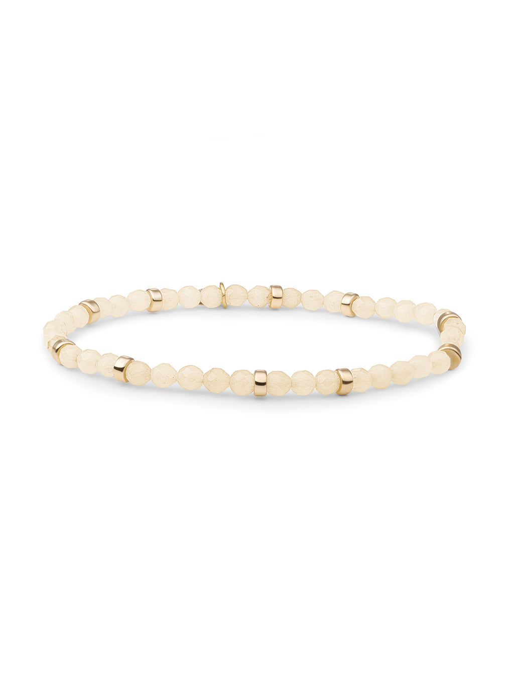 Roundel Interstellar Armband Buttery Jade - Gold Plated