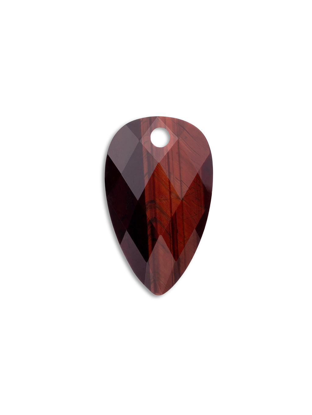 Pendant Edelsteen Blossom Red Tiger Eye - Pendant Edelsteen Blossom Red Tiger Eye