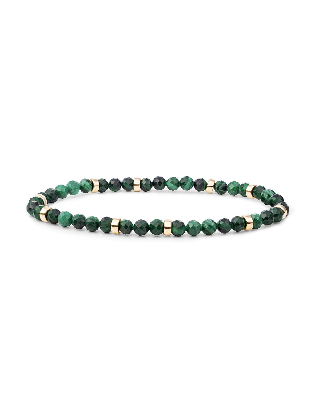 Roundel Interstellar Armband Malachite - Gold Plated