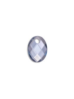 Pendant Edelsteen Medium Oval Ice Blue Quartz - Pendant Edelsteen Medium Oval Ice Blue Quartz
