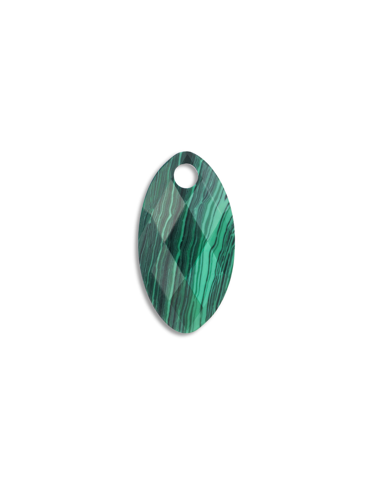 Pendant Edelsteen Leaf Malachite - Pendant Edelsteen Leaf Malachite