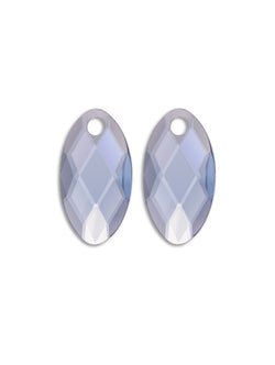 Oorbel Edelstenen Leaf Ice Blue Quartz