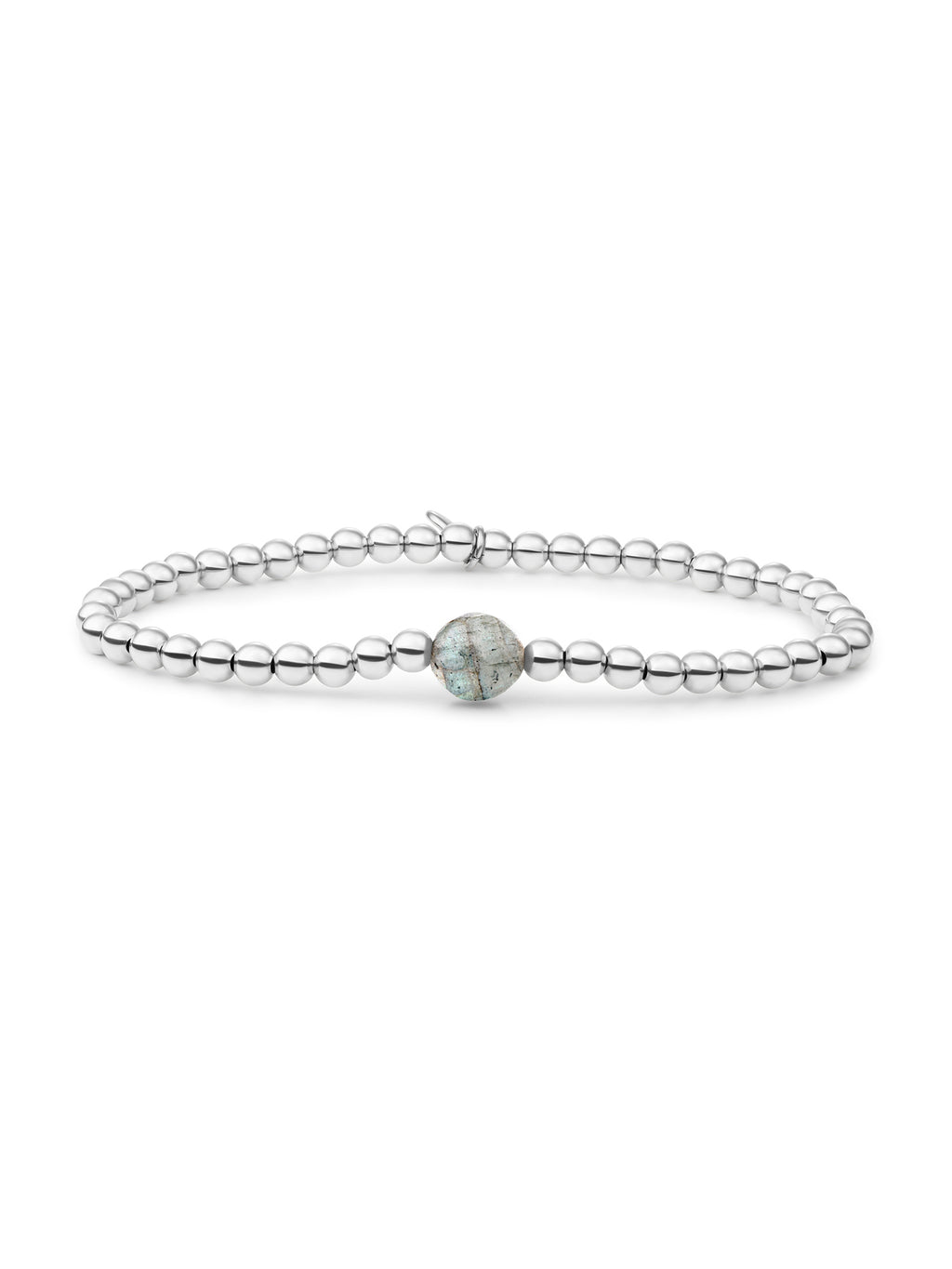 Core Armband Labradorite - Rhodium Plated