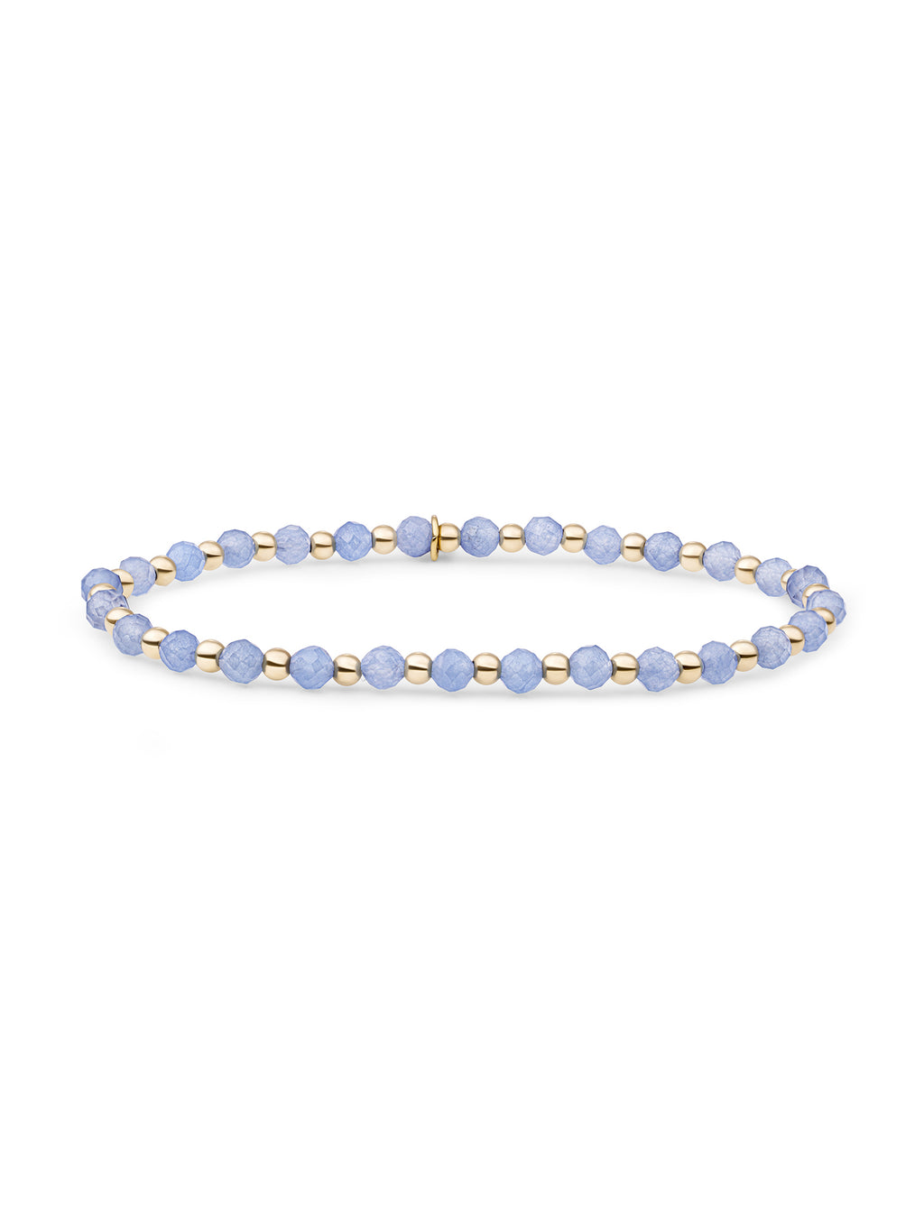 Interstellar Armband Ice Blue Quartz - Gold Plated