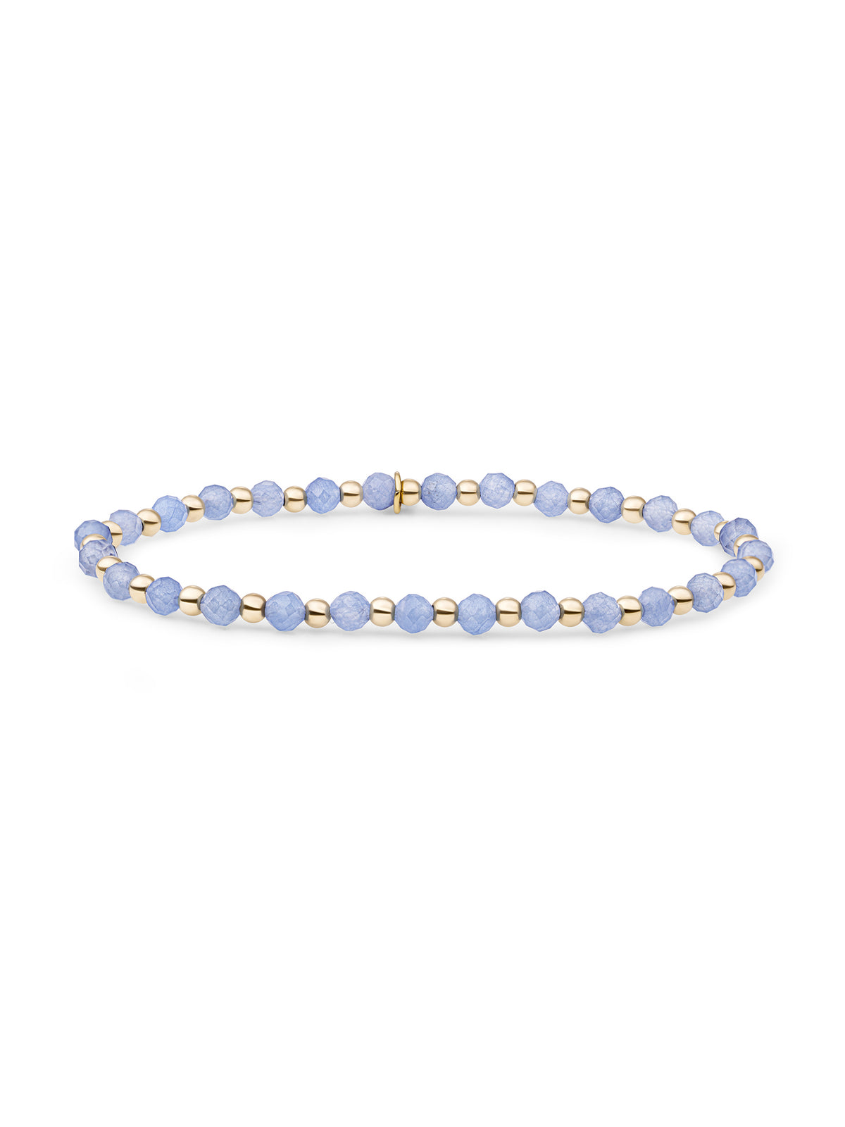 Interstellar Armband Ice Blue Quartz - Gold Plated