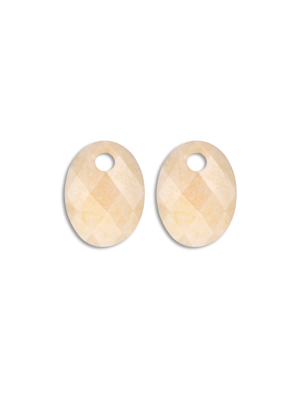 Oorbel Edelstenen Medium Oval Buttery Jade - Oorbel Edelstenen Medium Oval Buttery Jade